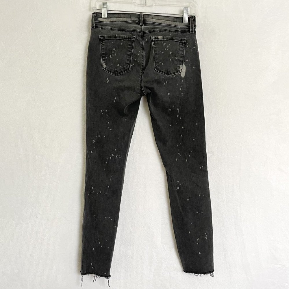 J BRAND Outsider Skinny Crop Gray Distressed Jeans size 27 - Picture 9 of 15